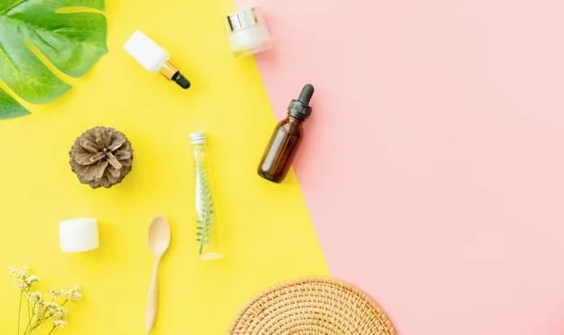 A flat lay image showcasing various skincare products, including retinol serum, moisturizer, and sunscreen. The scene is well-lit and aesthetically pleasing, emphasizing the importance of a comprehensive skincare routine.