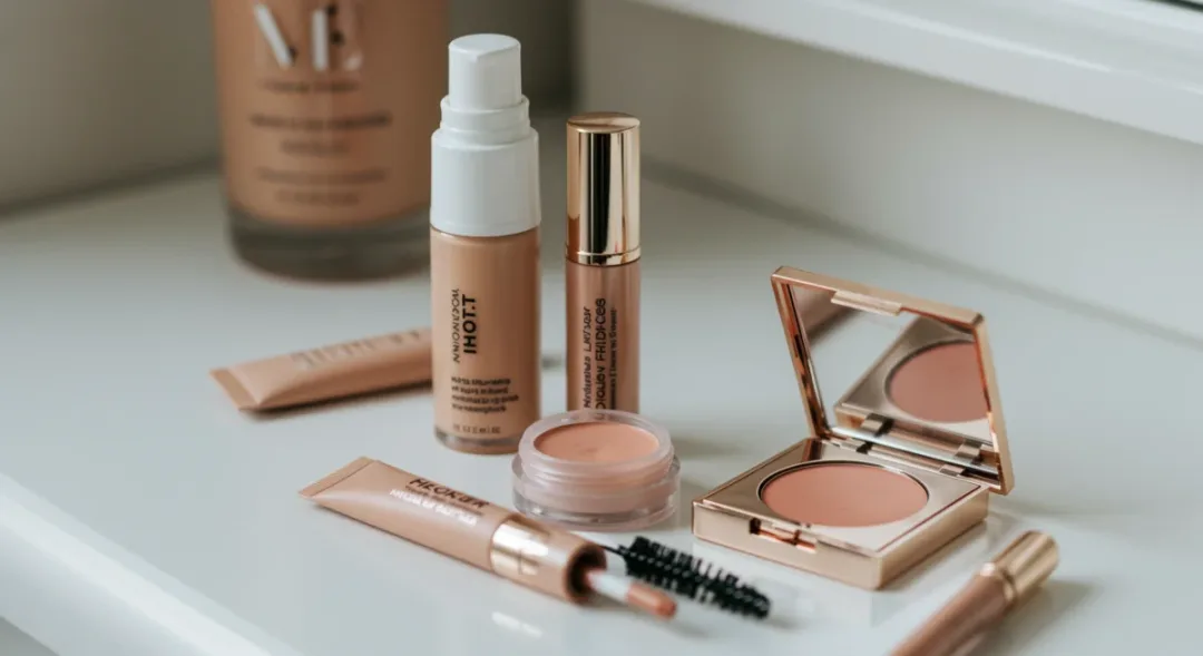 Minimalist multi-tasking makeup products for quick routines