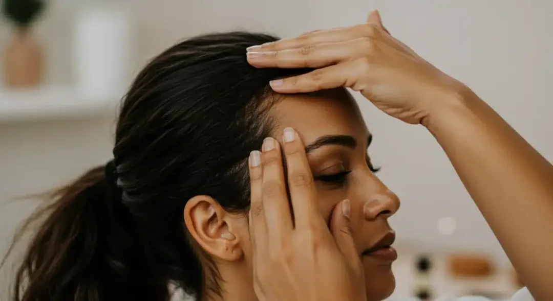 Applying essential oil for targeted relaxation and stress relief