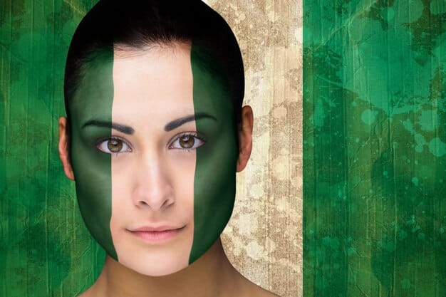 A split image showing the application of green color corrector on areas of redness (left) and the blended result with even skin tone (right).