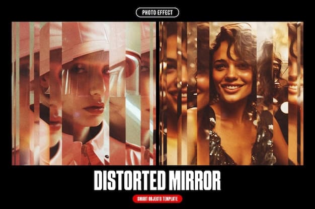 A split screen shows two images. On the left, a classic Hollywood advertisement featuring a slim, white, conventionally attractive woman. On the right, a modern advertisement showcasing a plus-size Black woman confidently modeling clothing. The contrast highlights the shift towards inclusive representation.