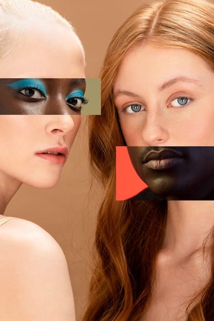 A collage featuring various magazine covers. One shows a model with visible skin conditions, another features a transgender athlete, and a third showcases a woman with a prosthetic limb. The collage represents the diverse range of bodies and identities gaining visibility in media.