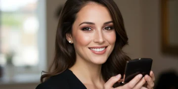 Woman showcasing a versatile day to night makeup look for 2026