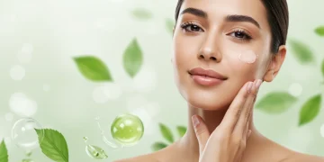 Woman with calm, radiant sensitive skin, embodying effective skincare solutions