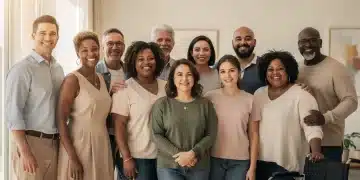 Diverse group embracing body positivity and self-acceptance