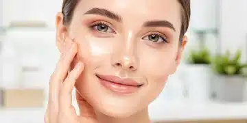 Radiant woman with clear skin, symbolizing effective oily skin skincare.