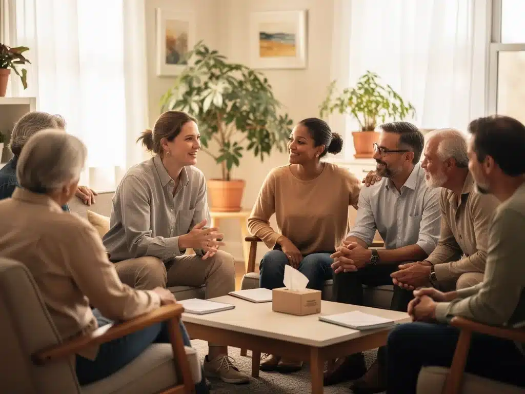 Supportive community group fostering positive body image and collective well-being.