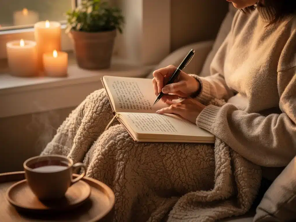 Individual journaling for self-reflection and cultivating body confidence.